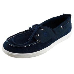 Timberland‎ Girls Shoes Size 4.5 M Blue Boat Shoe Leather
